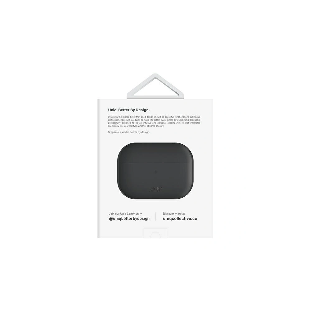 Hurtownia GSM - Etui UNIQ Lino Apple AirPods Pro 2 Silicone szary/ash grey - UNIQ833 - {ean13} - Hurt
