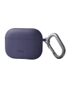 Etui UNIQ Nexo Apple AirPods Pro 2 + Ear Hooks Silicone purpurowy/fig purple