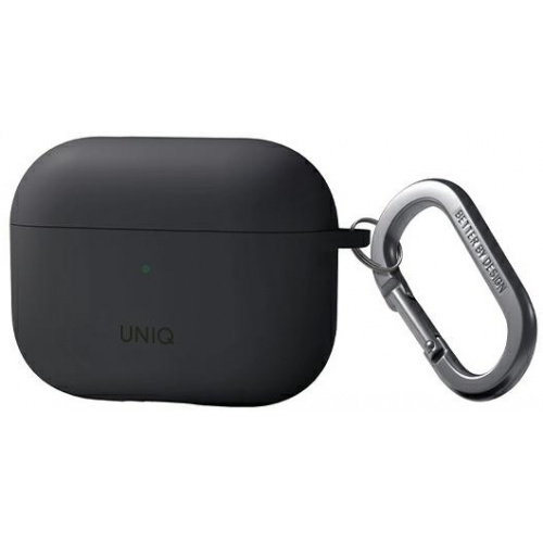 Uniq Distributor - 8886463683514 - UNIQ836 - UNIQ Nexo Apple AirPods Pro 2 + Ear Hooks Silicone charcoal grey - B2B homescreen