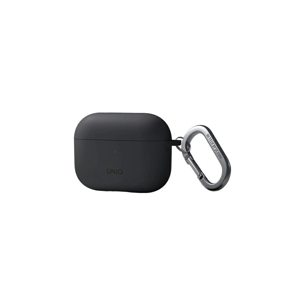 Hurtownia GSM - Etui UNIQ Nexo Apple AirPods Pro 2 + Fülhallgató Horgok Szilikon szürke/charcoal grey - UNIQ836 - {ean13} - Hurt