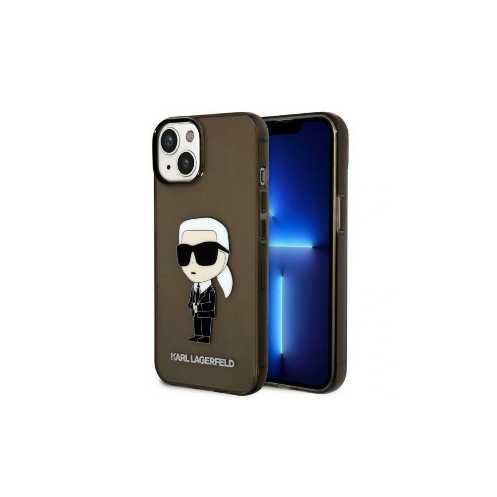 Hurtownia GSM - Etui Karl Lagerfeld KLHCP14SHNIKTCK Apple iPhone 14 fekete/black hardcase Ikonik Etui Karl Lagerfeld - KLD1323 - {ean13} - Hurt
