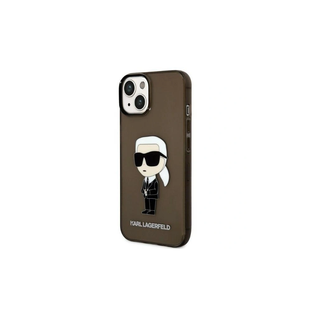 Hurtownia GSM - Etui Karl Lagerfeld KLHCP14SHNIKTCK Apple iPhone 14 fekete/black hardcase Ikonik Etui Karl Lagerfeld - KLD1323 - {ean13} - Hurt