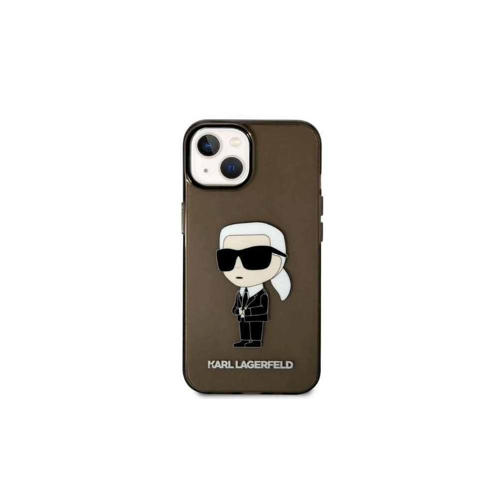 Hurtownia GSM - Etui Karl Lagerfeld KLHCP14SHNIKTCK Apple iPhone 14 fekete/black hardcase Ikonik Etui Karl Lagerfeld - KLD1323 - {ean13} - Hurt