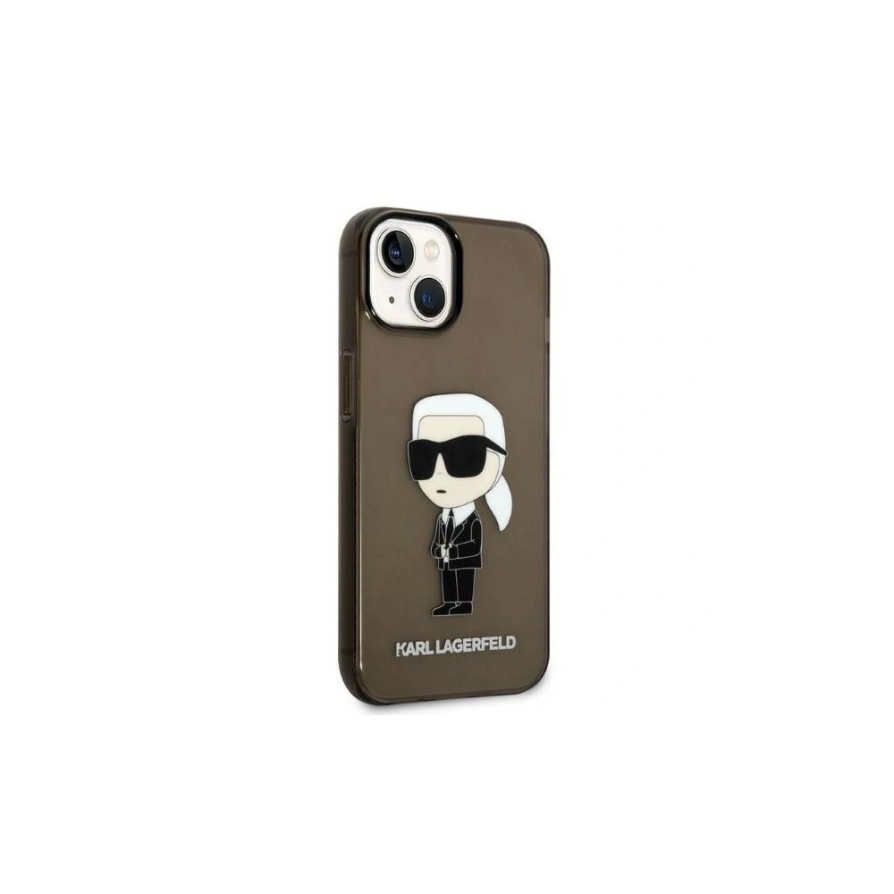 Hurtownia GSM - Etui Karl Lagerfeld KLHCP14SHNIKTCK Apple iPhone 14 fekete/black hardcase Ikonik Etui Karl Lagerfeld - KLD1323 - {ean13} - Hurt