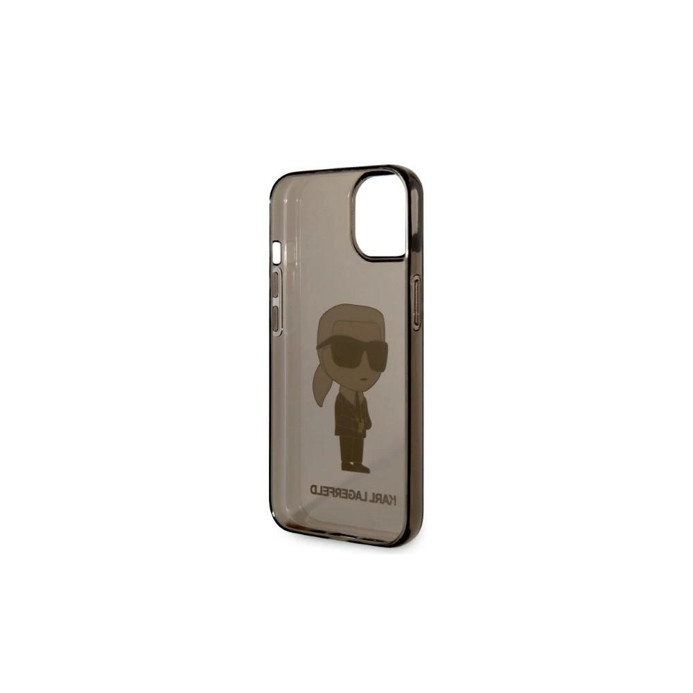 Wholesale Karl Lagerfeld KLHCP14SHNIKTCK Apple iPhone 14 black hardcase Ikonik Karl Lagerfeld - KLD1323 - {ean13} - Hurt