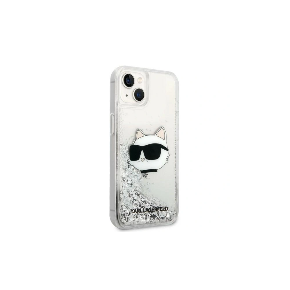 Hurtownia GSM - Etui Karl Lagerfeld KLHCP14SLNCHCS Apple iPhone 14 srebrny/silver hardcase Glitter Choupette Head - KLD1324 - {ean13} - Hurt