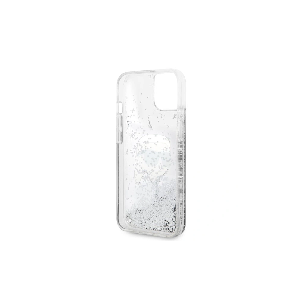 Hurtownia GSM - Case Karl Lagerfeld KLHCP14SLNKHCH Apple iPhone 14 silber/silver Hardcase Glitter Karl Head - KLD1325 - {ean13} - Hurt