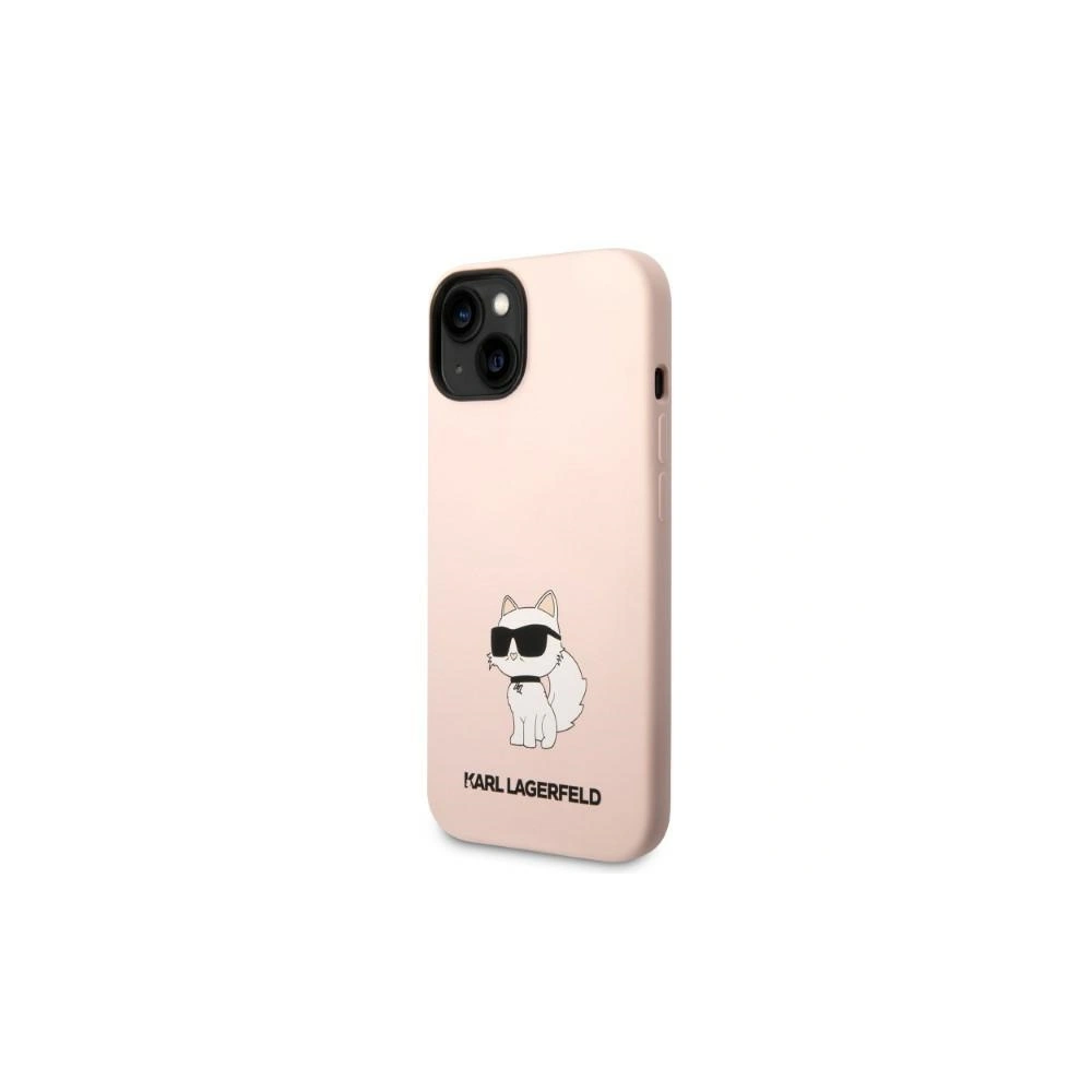 Hurtownia GSM - Etui Karl Lagerfeld KLHCP14SSNCHBCP Apple iPhone 14 kemény tok rózsaszín/pink Szilikon Choupette - KLD1326 - {ean13} - Hurt