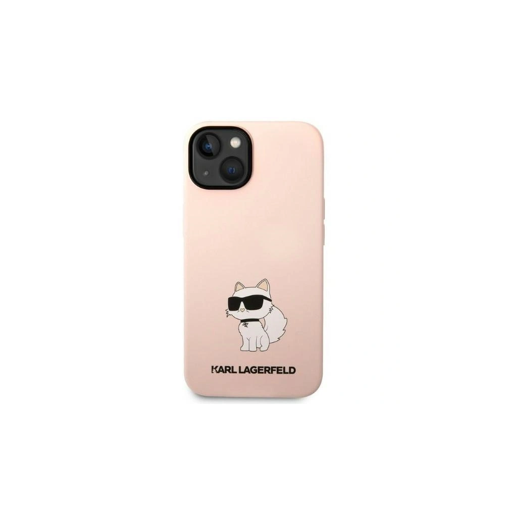 Hurtownia GSM - Etui Karl Lagerfeld KLHCP14SSNCHBCP Apple iPhone 14 hardcase różowy/pink Silicone Choupette - KLD1326 - {ean13} - Hurt