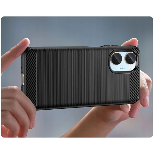 Etui Tech-Protect TPUCarbon Realme 10 4G Black