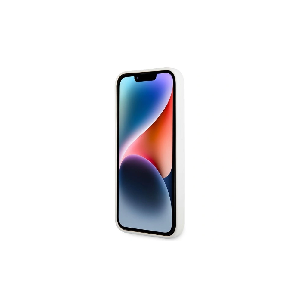 Hurtownia GSM - Etui Karl Lagerfeld KLHCP14SSNIKBCH Apple iPhone 14 kemény tok fehér/szilikon Ikonik - KLD1327 - {ean13} - Hurt