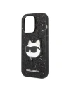 Hurtownia GSM - Etui Karl Lagerfeld KLHCP14XG2CPK Apple iPhone 14 Pro Max czarny/black hardcase Glitter Choupette Patch - KLD1332 - {ean13} - Hurt