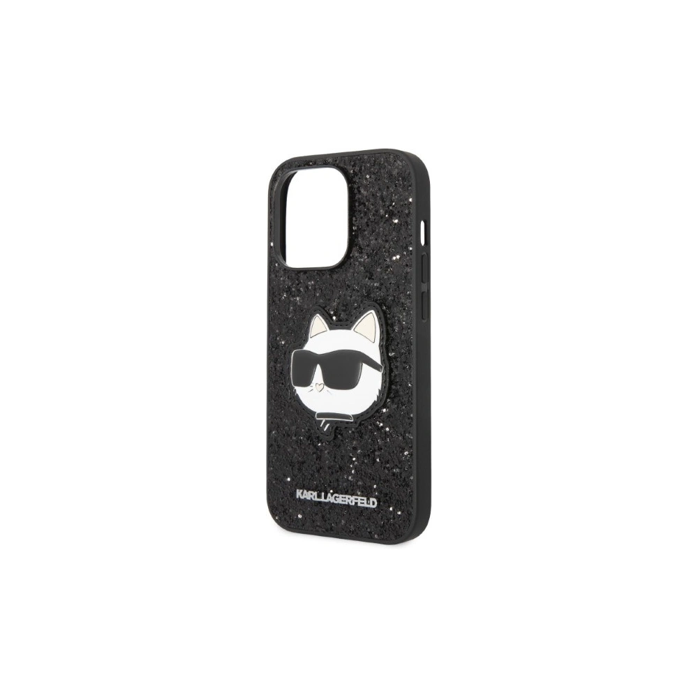 Hurtownia GSM - Etui Karl Lagerfeld KLHCP14XG2CPK Apple iPhone 14 Pro Max černý/black hardcase Glitter Choupette Patch - KLD1332 - {ean13} - Hurt