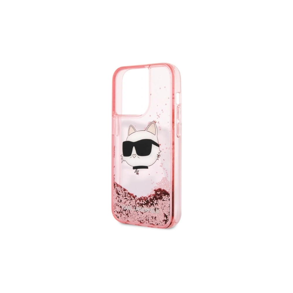 Hurtownia GSM - Etui Karl Lagerfeld KLHCP14XLNCHCP Apple iPhone 14 Pro Max różowy/pink hardcase Glitter Choupette Head - KLD1335 - {ean13} - Hurt