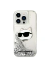 Hurtownia GSM - Case Karl Lagerfeld KLHCP14XLNCHCS Apple iPhone 14 Pro Max silber/silver Hardcase Glitter Choupette Head - KLD1336 - {ean13} - Hurt