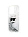 Hurtownia GSM - Case Karl Lagerfeld KLHCP14XLNCHCS Apple iPhone 14 Pro Max silber/silver Hardcase Glitter Choupette Head - KLD1336 - {ean13} - Hurt