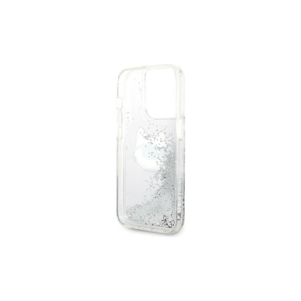Hurtownia GSM - Case Karl Lagerfeld KLHCP14XLNCHCS Apple iPhone 14 Pro Max silber/silver Hardcase Glitter Choupette Head - KLD1336 - {ean13} - Hurt