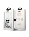 Hurtownia GSM - Case Karl Lagerfeld KLHCP14XLNCHCS Apple iPhone 14 Pro Max silber/silver Hardcase Glitter Choupette Head - KLD1336 - {ean13} - Hurt