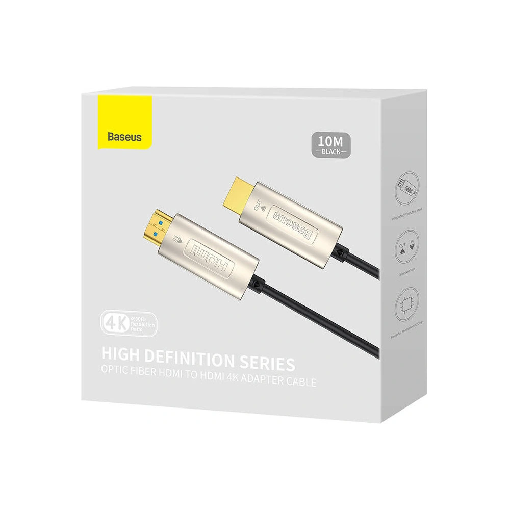 Hurtownia GSM - HDMI-zu-HDMI-Kabel Baseus High Definition 10m, 4K (schwarz) - BSU3832 - {ean13} - Hurt
