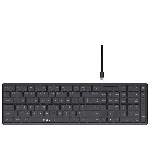 Havit Distributor - 6939119040420 - HVT206 - Havit KB252 Keyboard (black) - B2B homescreen