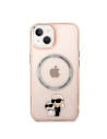Hurtownia GSM - Etui Karl Lagerfeld KLHMP14MHNKCIPApple iPhone 14 Plus / 15 Plus kemény tok rózsaszín/pink Iconic Karl&Choupette Magsafe - KLD1339 - {ean13} - Hurt