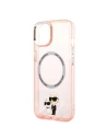 Hurtownia GSM - Etui Karl Lagerfeld KLHMP14MHNKCIPApple iPhone 14 Plus / 15 Plus kemény tok rózsaszín/pink Iconic Karl&Choupette Magsafe - KLD1339 - {ean13} - Hurt