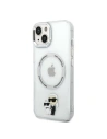 Hurtownia GSM - Etui Karl Lagerfeld KLHMP14MHNKCITApple iPhone 14 Plus / 15 Plus kemény tok átlátszó Ikonikus Karl&Choupette Magsafe - KLD1340 - {ean13} - Hurt