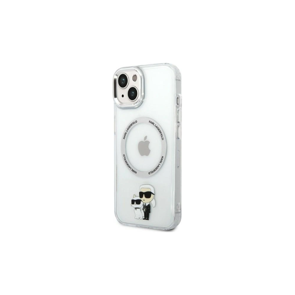 Hurtownia GSM - Etui Karl Lagerfeld KLHMP14MHNKCITApple iPhone 14 Plus / 15 Plus kemény tok átlátszó Ikonikus Karl&Choupette Magsafe - KLD1340 - {ean13} - Hurt
