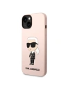 Hurtownia GSM - Etui Karl Lagerfeld KLHMP14MSNIKBCPApple iPhone 14 Plus / 15 Plus hardcase różowy/pink Silicone Ikonik Magsafe - KLD1341 - {ean13} - Hurt