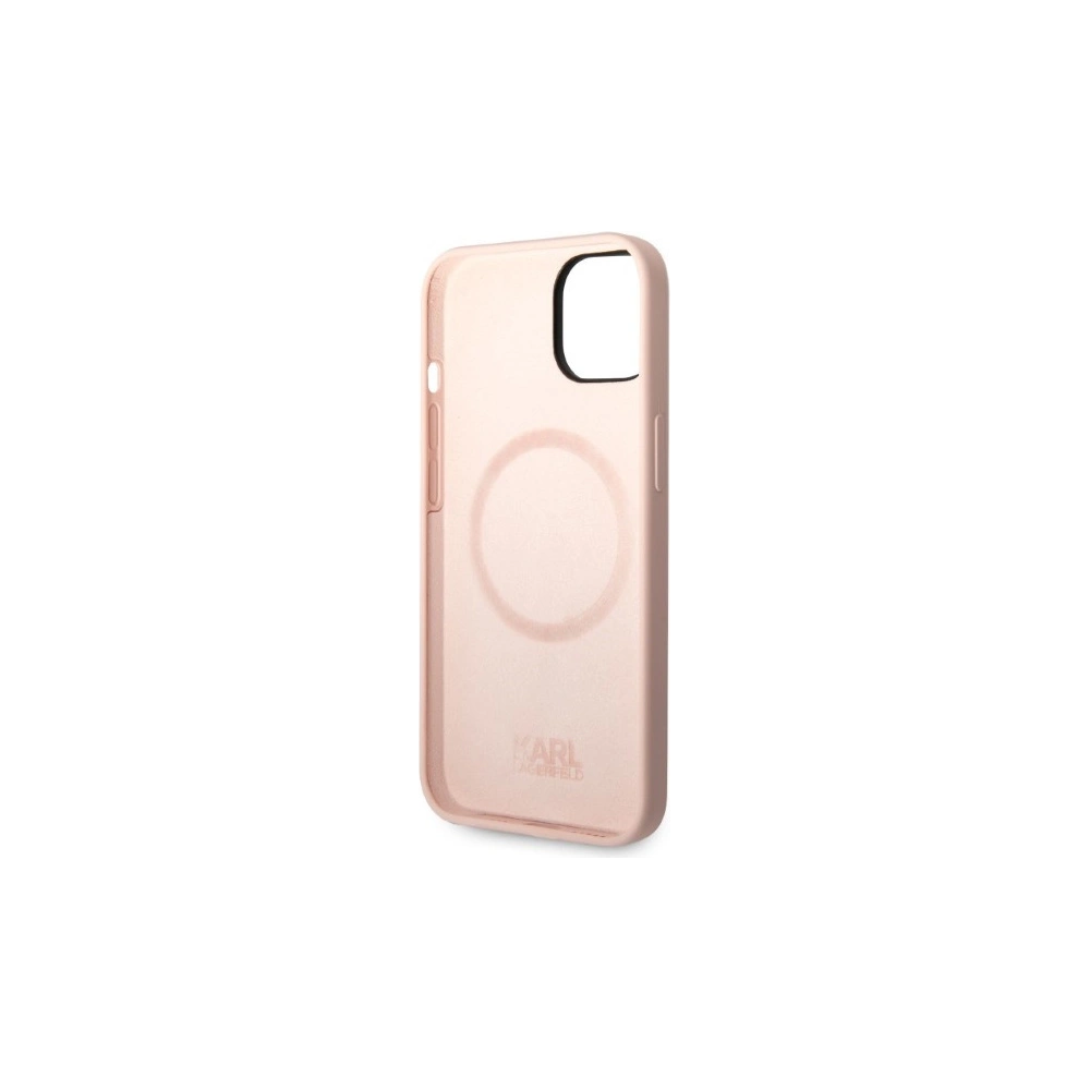 Hurtownia GSM - Etui Karl Lagerfeld KLHMP14MSNIKBCPApple iPhone 14 Plus / 15 Plus hardcase rózsaszín/pink Silicone Ikonik Magsafe - KLD1341 - {ean13} - Hurt