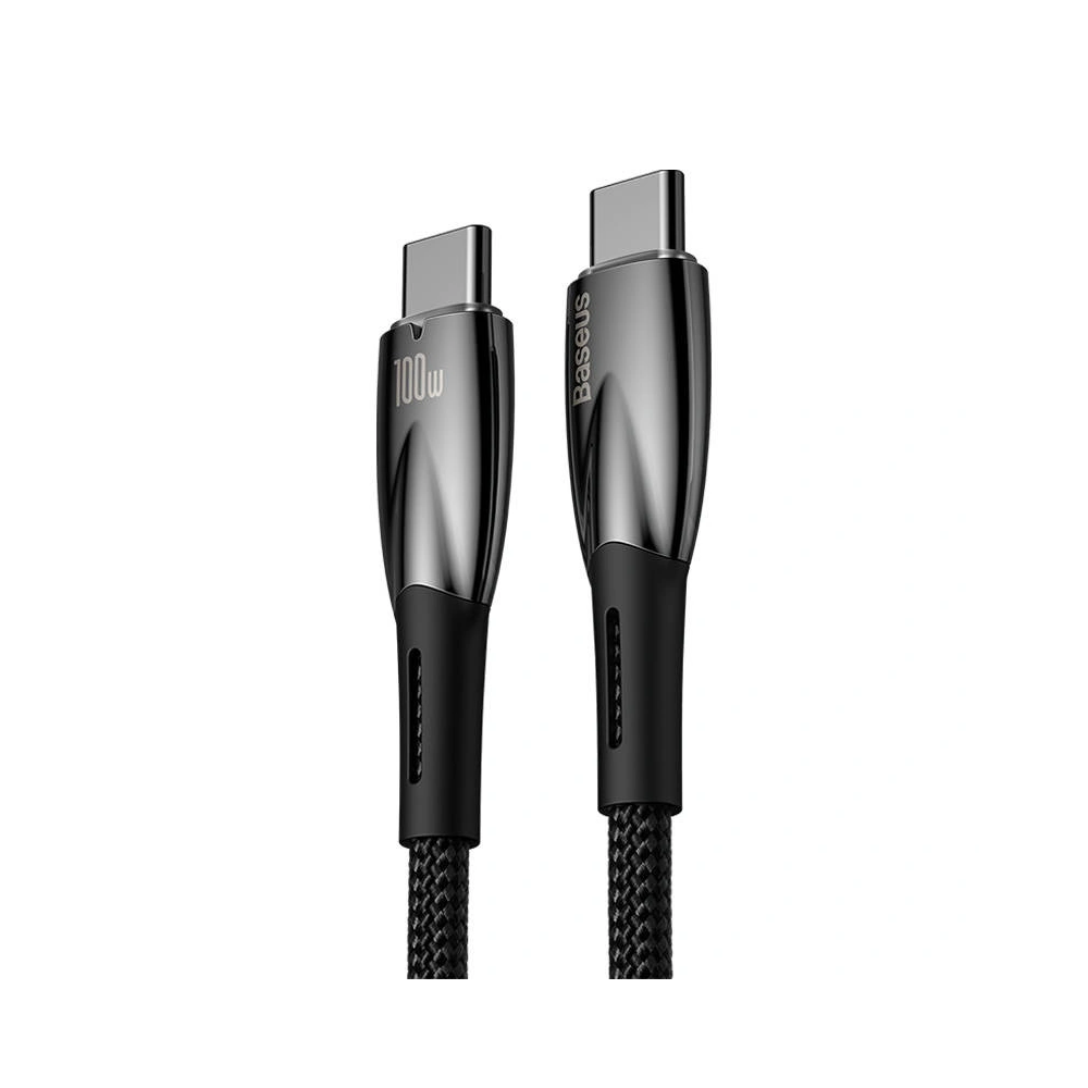 Hurtownia GSM - USB-C zu USB-C Baseus Glimmer, 100W, 2m (schwarz) - BSU3842 - {ean13} - Hurt