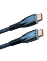 Hurtownia GSM - Cablul USB-C la USB-C Baseus Glimmer, 100W, 2m (albastru) - BSU3843 - {ean13} - Hurt