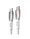 Hurtownia GSM - Cablul USB-C la USB-C Baseus Glimmer, 100W, 2m (alb) - BSU3844 - {ean13} - Hurt