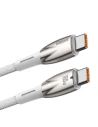 Hurtownia GSM - Cablul USB-C la USB-C Baseus Glimmer, 100W, 2m (alb) - BSU3844 - {ean13} - Hurt
