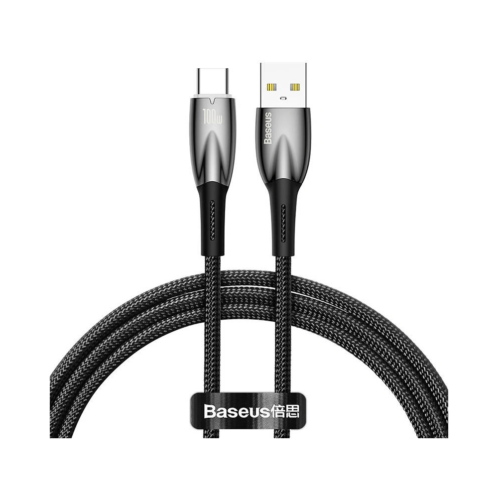 Hurtownia GSM - USB zu USB-C Kabel Baseus Glimmer, 100W, 1m (schwarz) - BSU3849 - {ean13} - Hurt