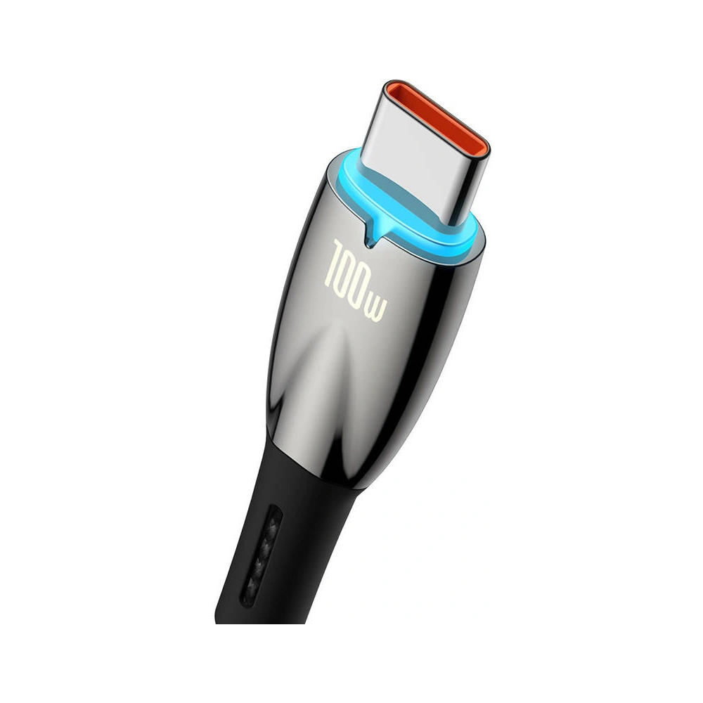 Hurtownia GSM - USB zu USB-C Kabel Baseus Glimmer, 100W, 1m (schwarz) - BSU3849 - {ean13} - Hurt