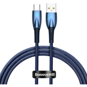 Hurtownia GSM - Cablu USB la USB-C Baseus Glimmer, 100W, 1m (albastru) - BSU3850 - {ean13} - Hurt