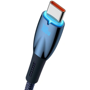 Hurtownia GSM - Cablu USB la USB-C Baseus Glimmer, 100W, 1m (albastru) - BSU3850 - {ean13} - Hurt