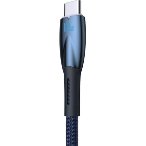 Hurtownia GSM - Kabel USB do USB-C Baseus Glimmer, 100W, 1m (niebieski) - BSU3850 - {ean13} - Hurt