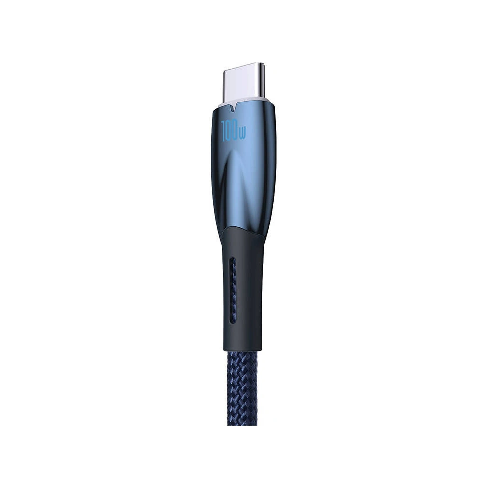 Hurtownia GSM - Kabel USB do USB-C Baseus Glimmer, 100W, 1m (modrý) - BSU3850 - {ean13} - Hurt