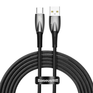 Hurtownia GSM - Cablul USB la USB-C Baseus Glimmer, 100W, 2m (negru) - BSU3852 - {ean13} - Hurt