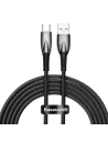 Cablul USB la USB-C Baseus Glimmer, 100W, 2m (negru)