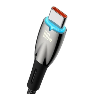 Hurtownia GSM - Cablul USB la USB-C Baseus Glimmer, 100W, 2m (negru) - BSU3852 - {ean13} - Hurt
