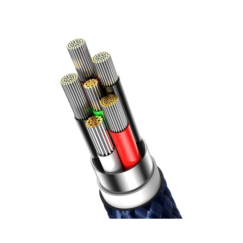 Hurtownia GSM - Kabel USB do USB-C Baseus Glimmer, 100W, 2m (modrý) - BSU3853 - {ean13} - Hurt