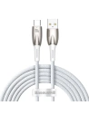 USB-C zu USB-Kabel Baseus Glimmer, 100W, 2m (weiß)
