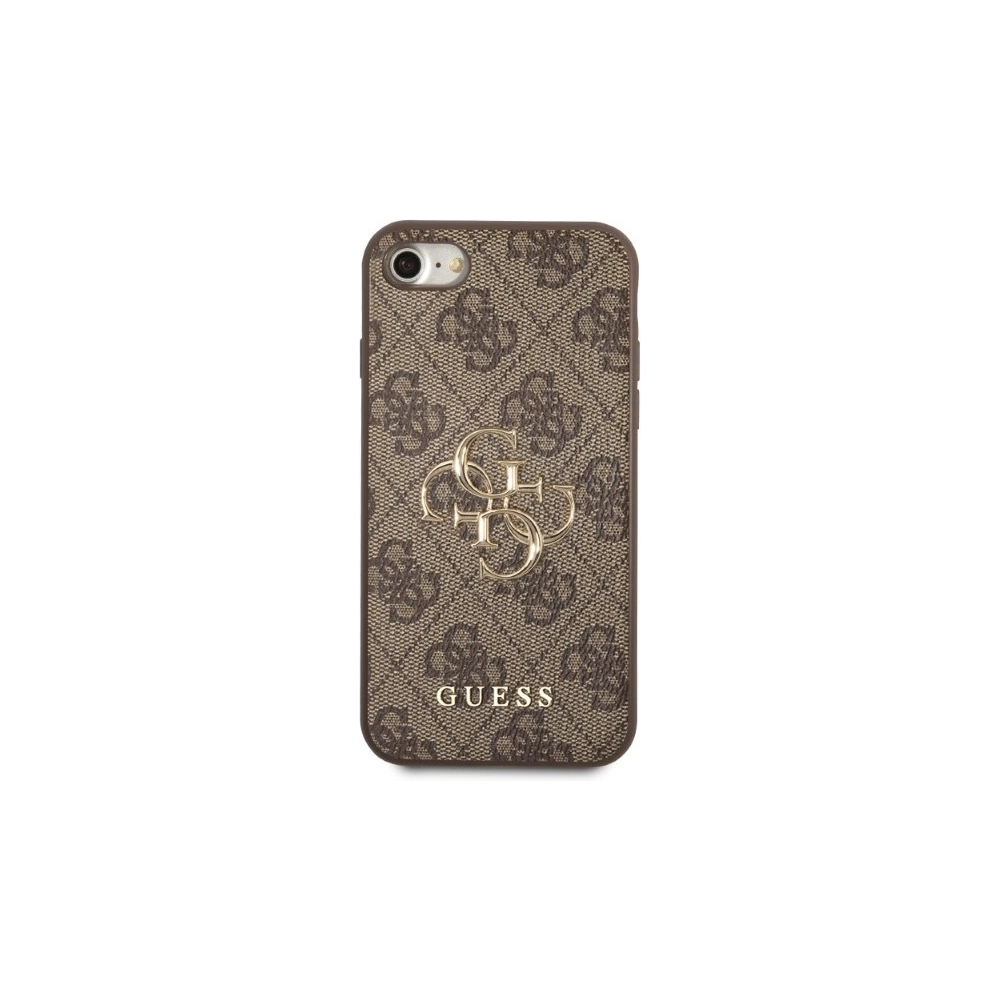 Hurtownia GSM - Case Guess GUHCI84GMGBR Apple iPhone SE 2022/2020/8/7 braun/brown Hardcase 4G Big Metal Logo - GUE2323 - {ean13} - Hurt