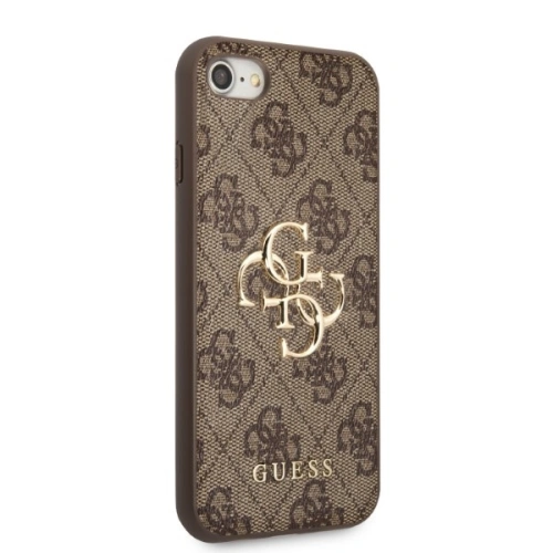 Etui Guess GUHCI84GMGBR Apple iPhone SE 2022/2020/8/7 brązowy/brown hardcase 4G Big Metal Logo