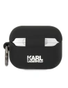 Case Karl Lagerfeld KLACAPSILKCK Apple AirPods Pro-Hülle schwarz/schwarz Silikon Karl & Choupette