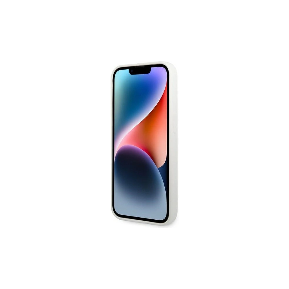 Hurtownia GSM - Etui Karl Lagerfeld KLHMP14LSNCHBCH Apple iPhone 14 Pro kemény tok fehér/színtelen Silicone Choupette MagSafe - KLD1347 - {ean13} - Hurt