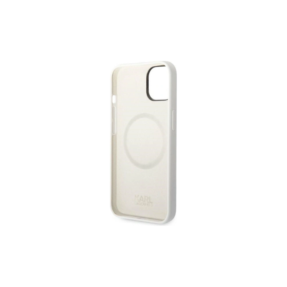 Wholesale Karl Lagerfeld KLHMP14MSNCHBCHApple iPhone 14 Plus / 15 Plus hardcase white Silicone Choupette MagSafe - KLD1348 - {ean13} - Hurt